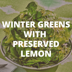 Winter Greens with Preserved Lemons