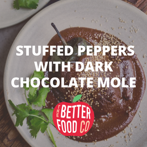 Stuffed Peppers with Dark Chocolate Mole