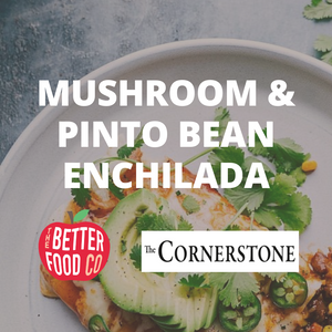 Mushroom & Pinto Bean Enchilada